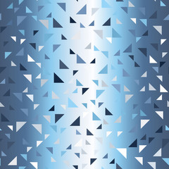 Gradient right triangle pattern. Seamless vector background
