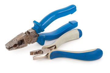 Obraz premium Pliers on white background