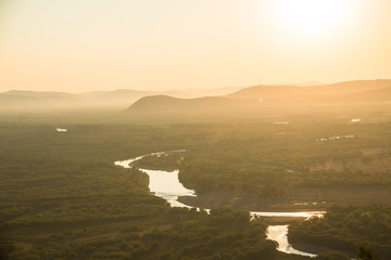 China 's root river wetland landscape