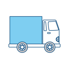 Delivery cargo truck