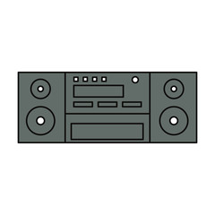 Obraz premium Vintage radio stereo