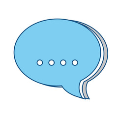 Bubble chat symbol