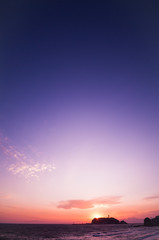 江ノ島の夕焼け２