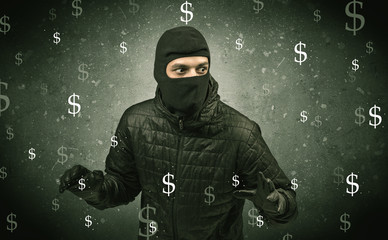 Money hungry thief.