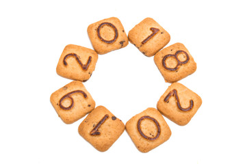 Biscuits with numbers
