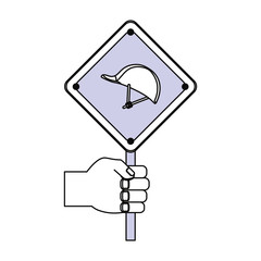 Industrial security sign