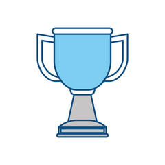 Trophy cup isolated