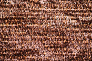 Excellent brown textural background from fabric