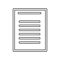 Sheet document symbol