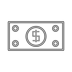 Billet money symbol