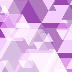 Obraz premium Violet polygon created abstract background