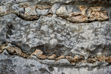 Texture of stones and rock of Montenegro