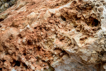Texture of stones and rock of Montenegro