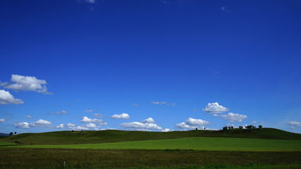 Steppe landscape of Siberia