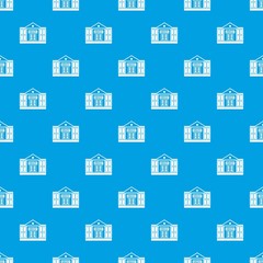 Fototapeta premium Embassy pattern seamless blue