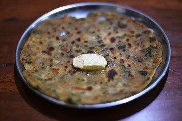 Indian bread dishes