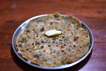 Indian bread dishes