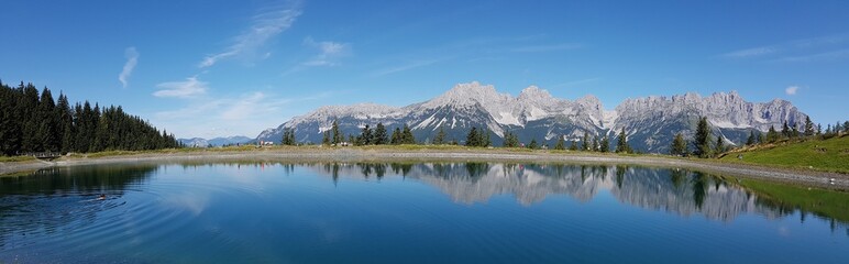 Berge, See, Panorama, Tirol