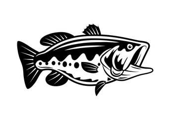 graphic fish, vector