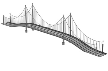 Render illustration architecture bridge