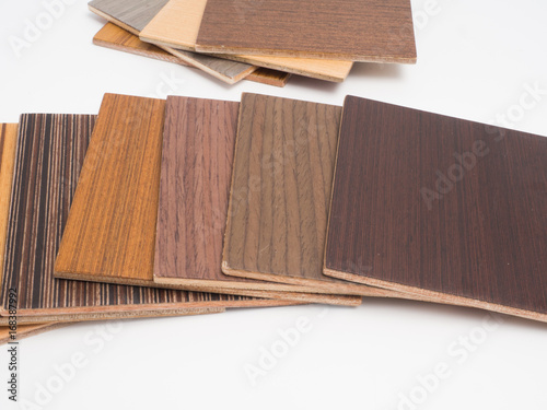 Samples Of Veneer Wood On White Background Interior Design