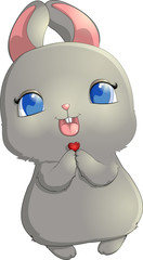 Cute rabbit cartoon