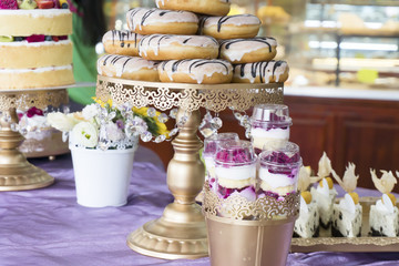 Various Dessert Sweet Cupcakes