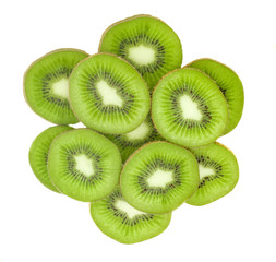 Fototapeta premium kiwi fruit isolated on white