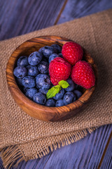 Blueberry antioxidant organic superfood