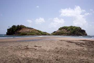 Einsame Insel vor Martinique