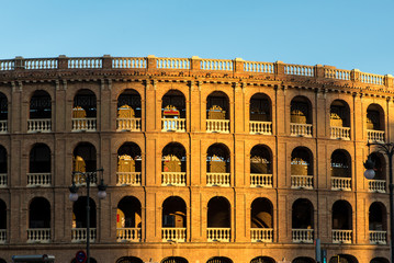 Naklejka premium Stierkampf Arena in Valencia Spanien