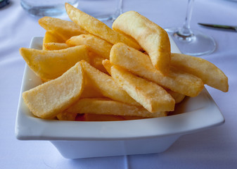 assiette de frites 