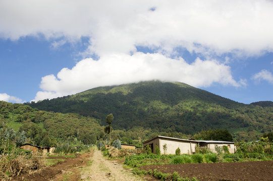 Bisoke volcano