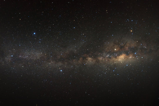 milky way galaxy with stars and space dust in the universe