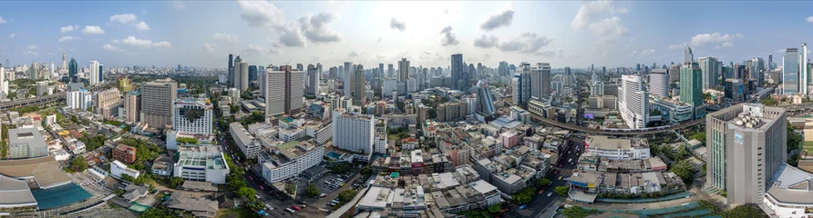 Bangkok City 360°-Panorama, Nana und Sukhumvit Road © praethip