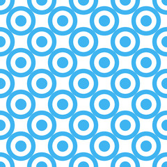 Seamless pattern with blue balls. Vector  background 