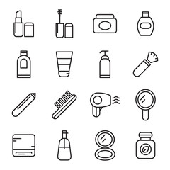 Woman Beauty And Spa Related Icons