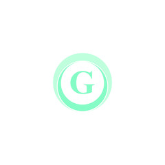 g letter in circle logo design