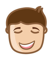 Laughing Boy Face Expression