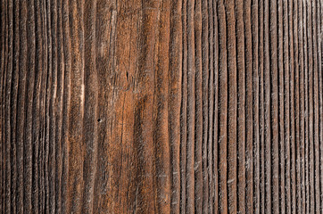 texture is an old brown wooden board with black sides