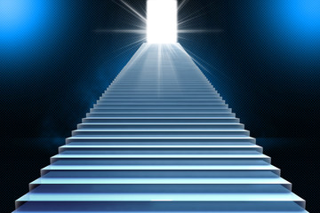 Stairs to the door of light