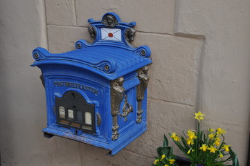 Old mailbox on the wall