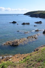 île de l'Aber en presqu'île de Crozon, Finistère