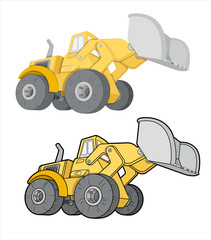 Bulldozer Vector Designs