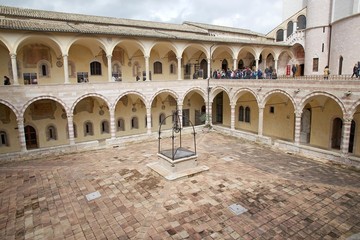 Fototapeta premium Friary of St. Francis in Assisi, Italy