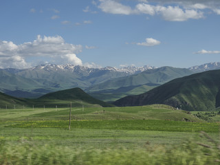 gebirgskette, gebirge, Seidenstrasse, hauptstrasse,  provinz vajota dzor, armenien, Asien