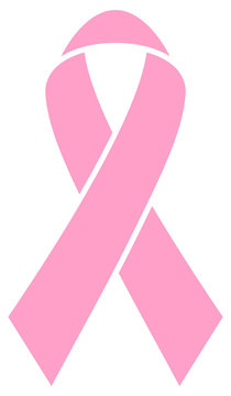 Breast Cancer Pink Ribbon Graphic