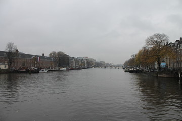 Beautiful unique city of Amsterdam in Holland The Netherlands