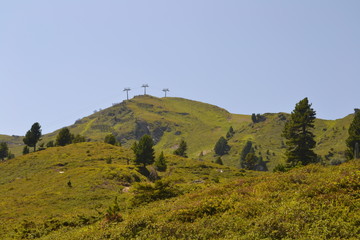 Berglandschaft mit Skilift