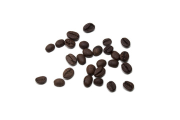 coffee beans isolated on white background